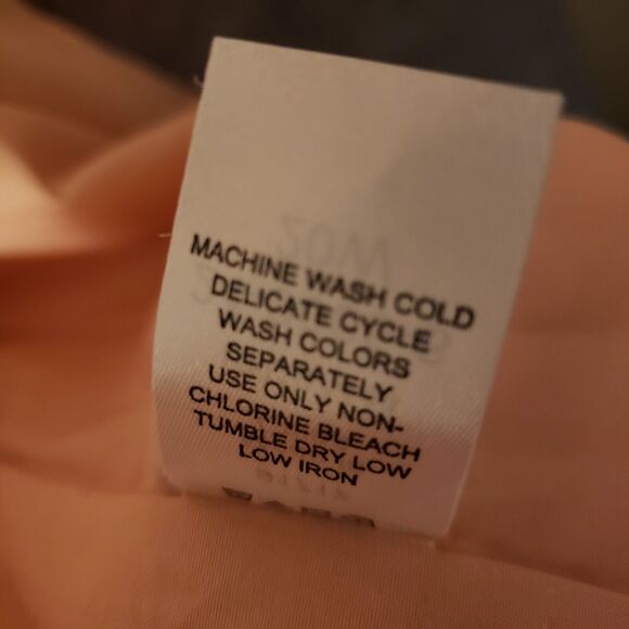 Jessica London Lace Jacket 20W  Pale Peach Lightweight, Lined,  Zip front Dressy - Picture 13 of 13